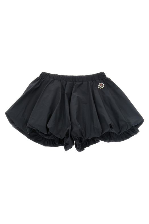 Шорты из тафты, чёрные MONCLER ENFANT L29542B00001598AK927