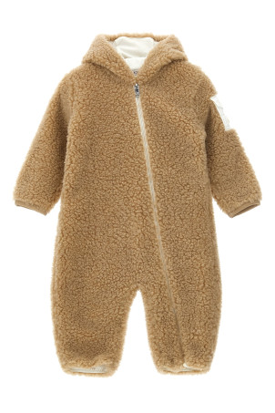 'Teddy' hooded jumpsuit Beige