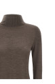 Turtleneck dress Beige