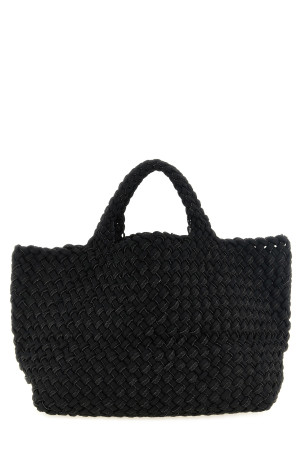 Medium 'St. Barths Double Weave' shopping bag Black
