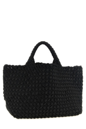 Medium 'St. Barths Double Weave' shopping bag Black