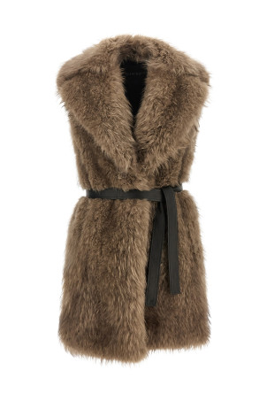 'Tipping' vest Beige