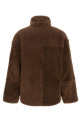 'Fuzzy' reversible jacket Brown