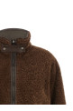 'Fuzzy' reversible jacket Brown