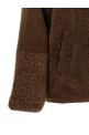 'Fuzzy' reversible jacket Brown