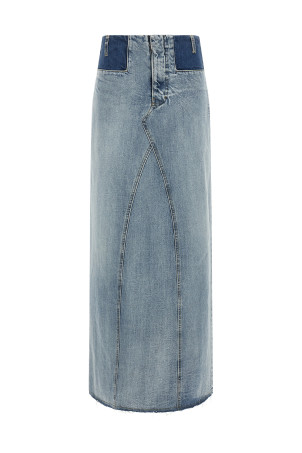 Denim skirt BLUE