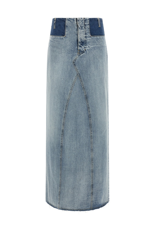 Denim skirt BLUE