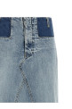 Denim skirt BLUE