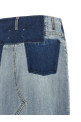 Denim skirt BLUE