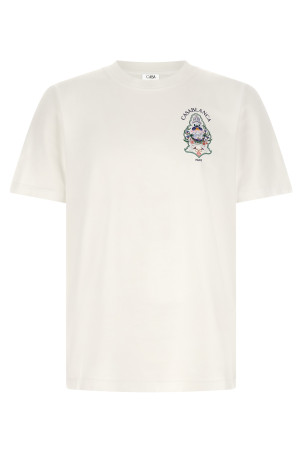 'Hotel Emblem' print T-shirt White
