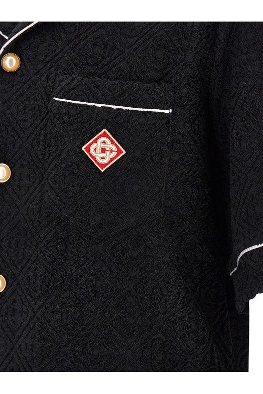 Футболка «Toweling Monogram», черная MPF26SH08502BLACK