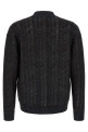 Greek pattern cardigan Blue