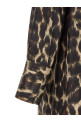 Silk dress Brown