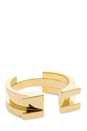 Logo bangle Gold