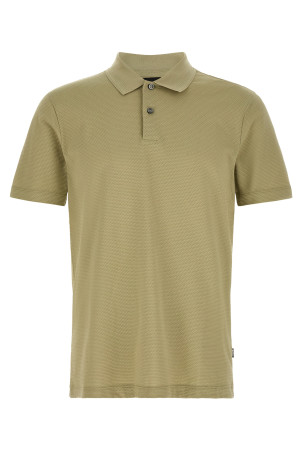 Honeycomb polo shirt Beige