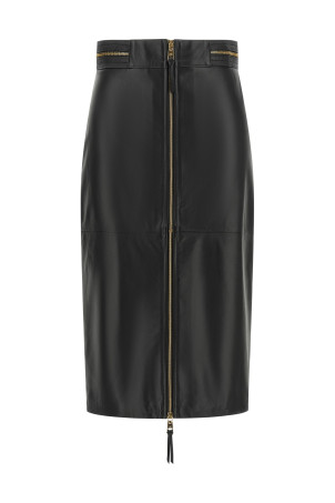 Leather skirt Black