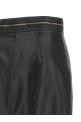 Кожаная юбка, чёрная ELISABETTA FRANCHI GP01Z66E2110