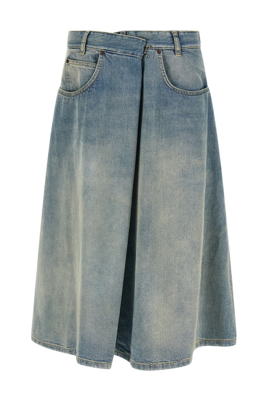 Юбка-парео СИНЯЯ MAISON MARGIELA S51ME0066M30034962