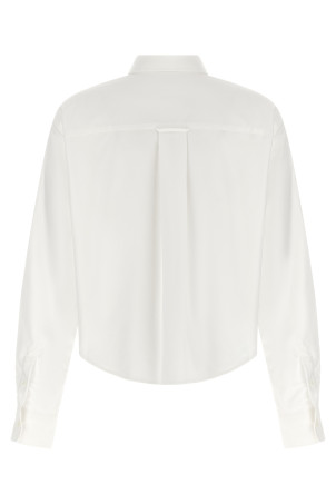 'Ami de Coeur' cropped shirt White