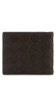 Темно-коричневый кожаный кошелек BOTTEGA VENETA (605721VCPQ4)