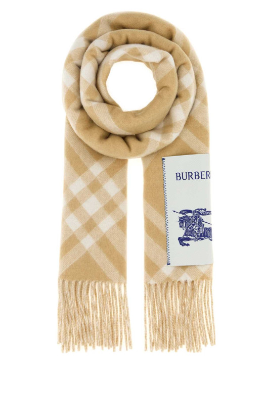 Embroidered cashmere scarf BURBERRY (8115258)