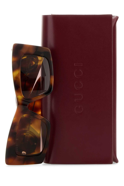 Солнцезащитные очки из ацетата с принтом GUCCI (819535J0740)