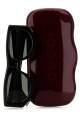 Черные ацетатные солнцезащитные очки GUCCI (819799J0740)