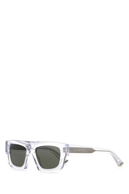 Прозрачные ацетатные солнцезащитные очки GUCCI (823843J0740)