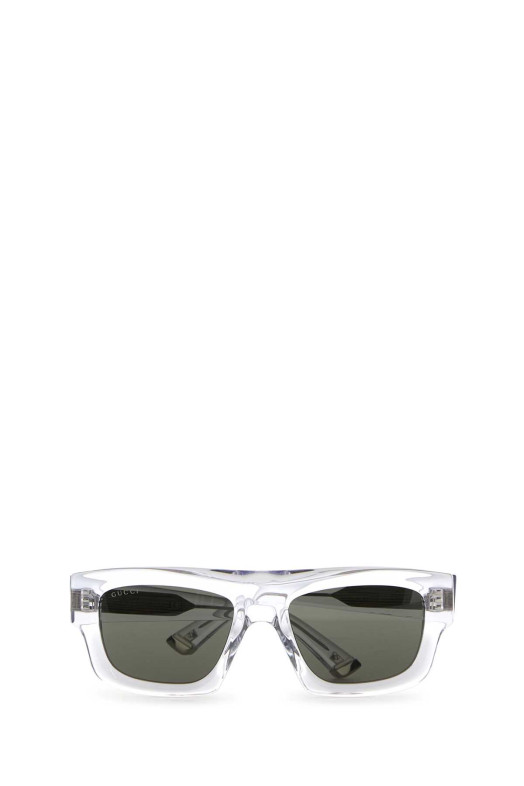 Прозрачные ацетатные солнцезащитные очки GUCCI (823843J0740)