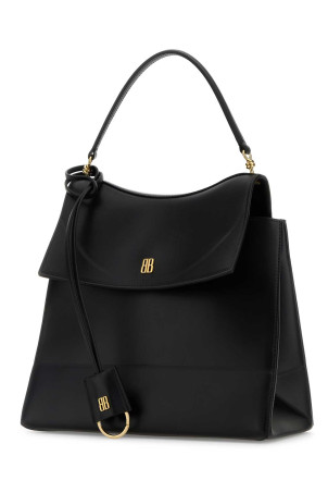 Чорна шкіряна сумочка Nano середнього розміру, чорна, BALENCIAGA (8292932ABTZ)