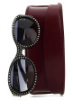 Черные ацетатные солнцезащитные очки GUCCI (831968J0741)