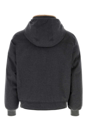 Graphite wool padded jacket BRUNELLO CUCINELLI (MM4701606)