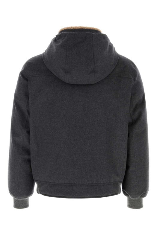 Graphite wool padded jacket BRUNELLO CUCINELLI (MM4701606)