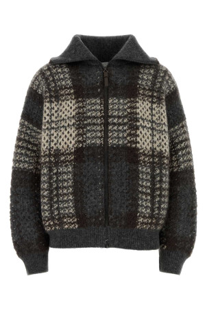 Embroidered mohair blend cardigan BRUNELLO CUCINELLI (MMT571726)
