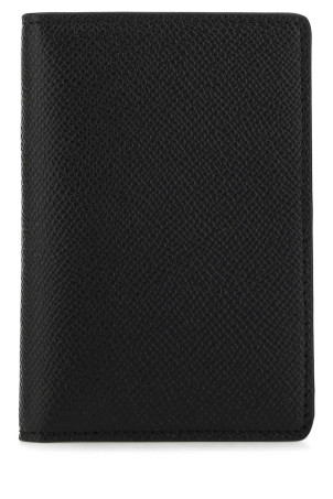 Black leather card holder MAISON MARGIELA (S55UI0203P4745)