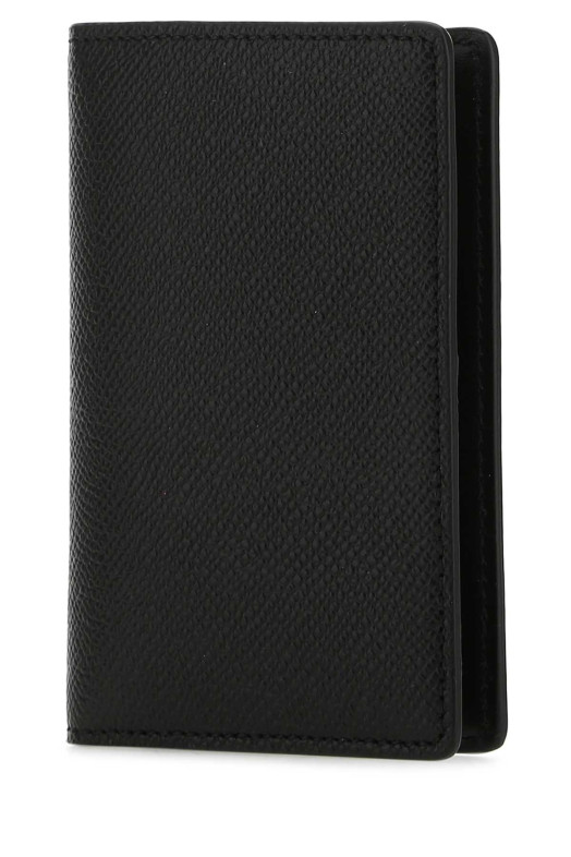 Black leather card holder MAISON MARGIELA (S55UI0203P4745)