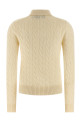 Поло с плетеным узором, белого цвета POLO RALPH LAUREN 211972132001