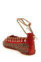 'Reticella' ballet flats Red
