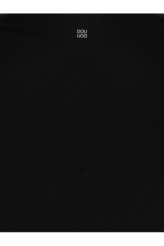 Светр з високим коміром з віскози Чорний DOUUOD (DT8A20J0344930) Светр з високим коміром з віскози Чорний DOUUOD (DT8A20J0344930)