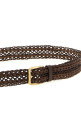 Braided calf belt Brown