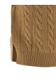 Braided vest Beige