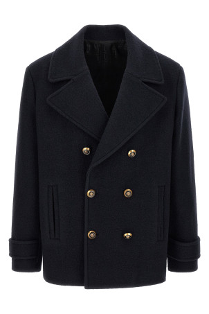 Wool caban Blue