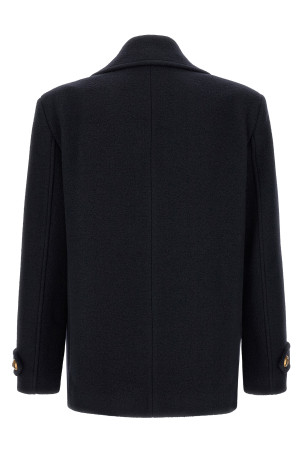 Wool caban Blue
