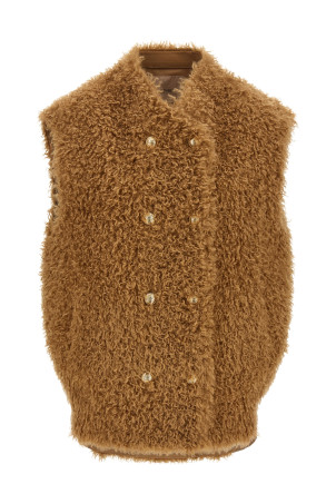 Teddy soft vest Brown