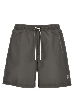 Logo swimsuit Gray