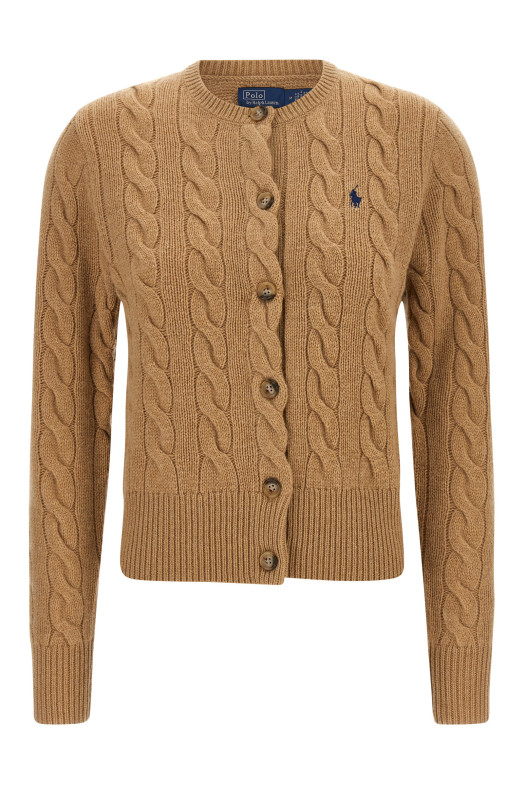 Braided cardigan Beige