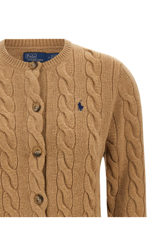 Braided cardigan Beige