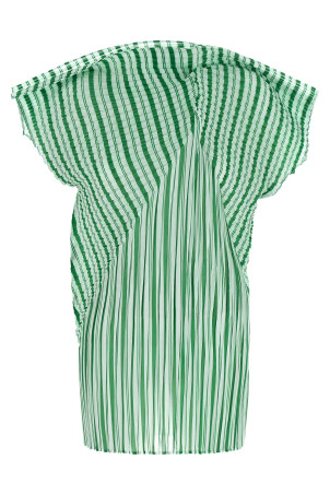 Топ «Generic Stripes (Machine Pleats)», зелений IM58FJ13966