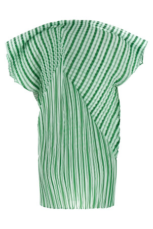 Топ «Generic Stripes (Machine Pleats)», зелений IM58FJ13966