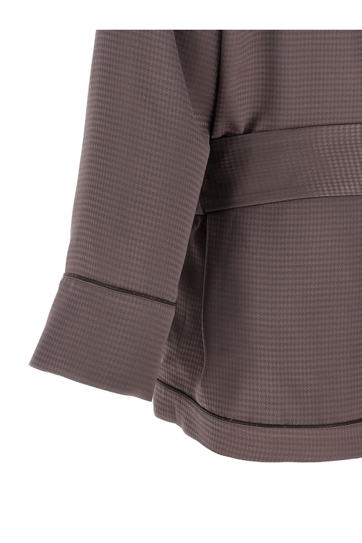 Dressing gown blazer Purple